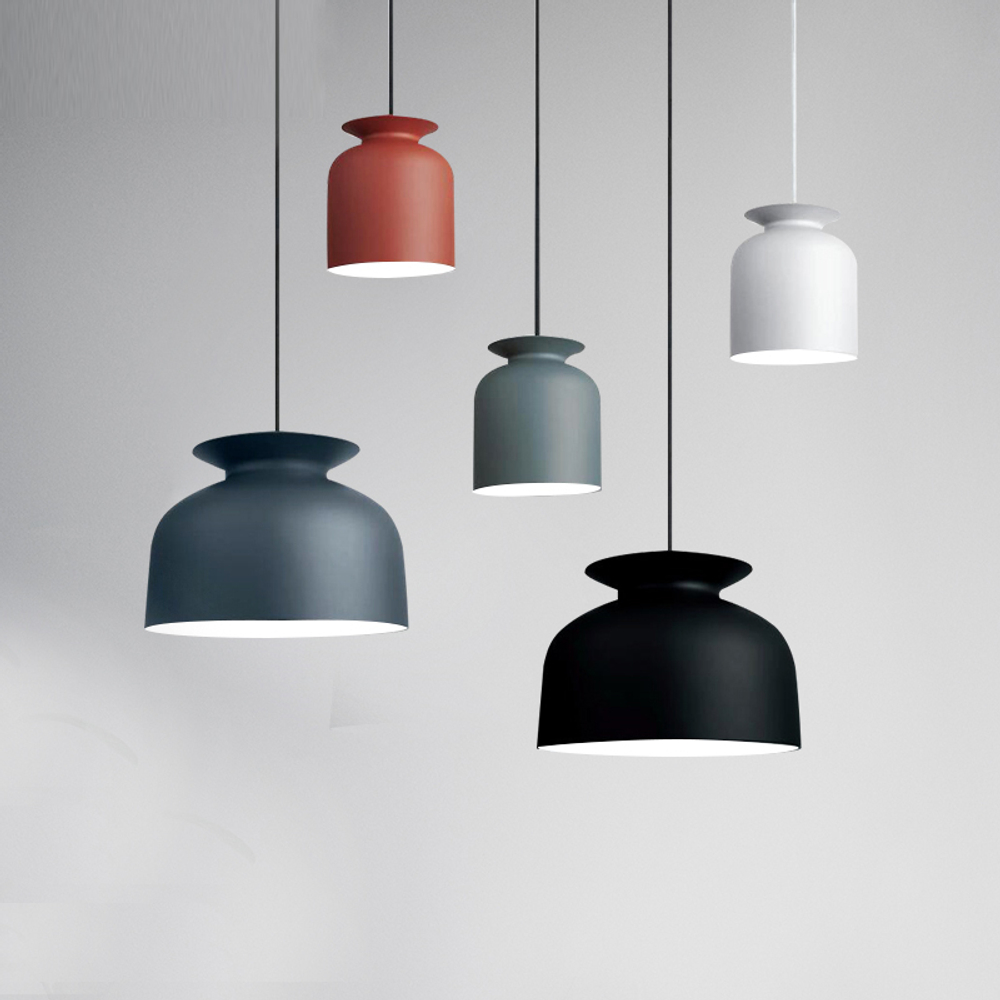 Pendant design lamp  Ronde by Gubi S (light-Grey)