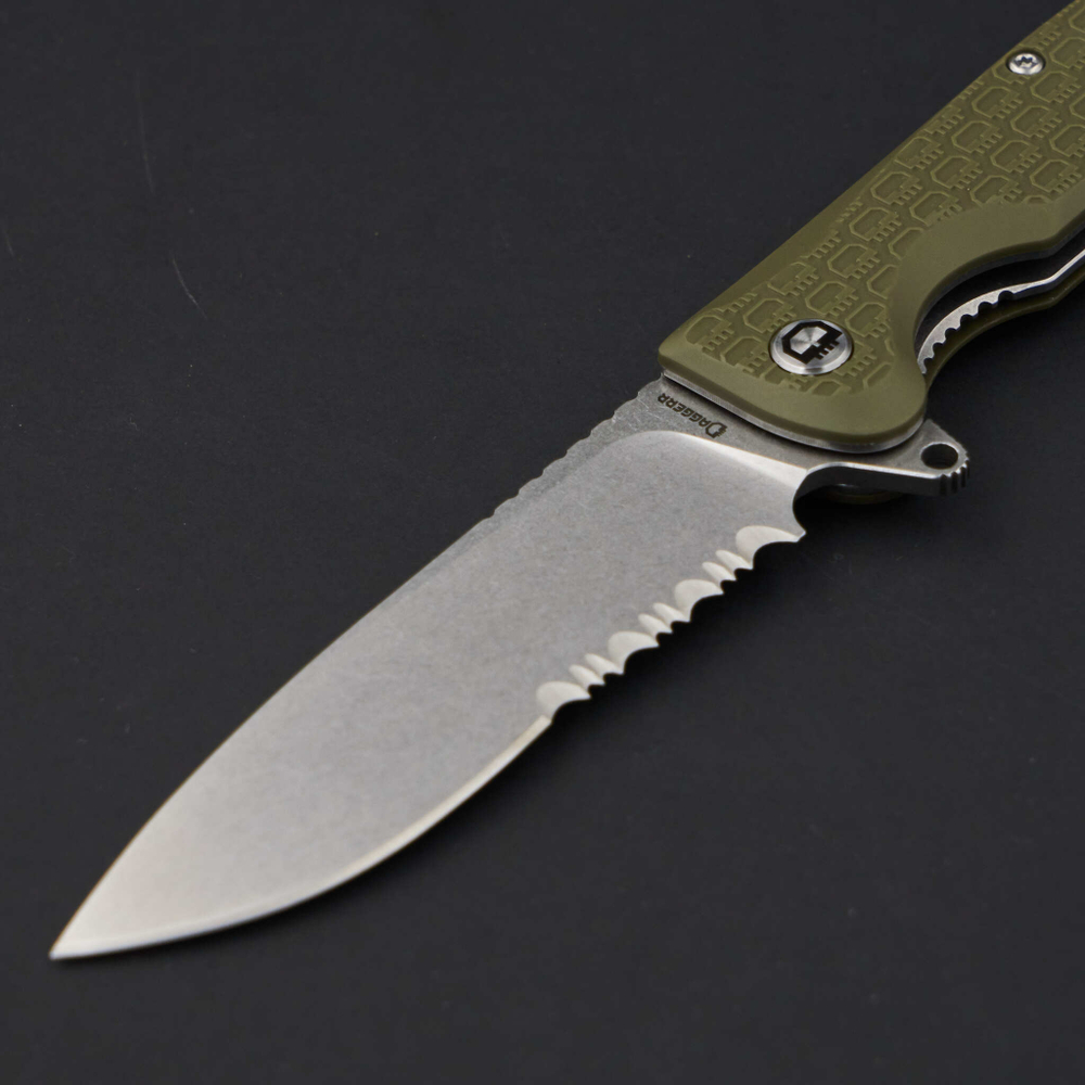 Wocket Olive SW Serrated