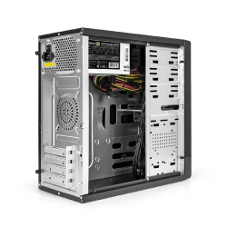 Exegate EX277437RUS Корпус Minitower MA-371X Black, mATX  2*USB+2*USB3.0, Audio