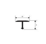 АТ "браш" 18мм "DO-1" 2,7м Графит глянец Т-об. анод. алюм.