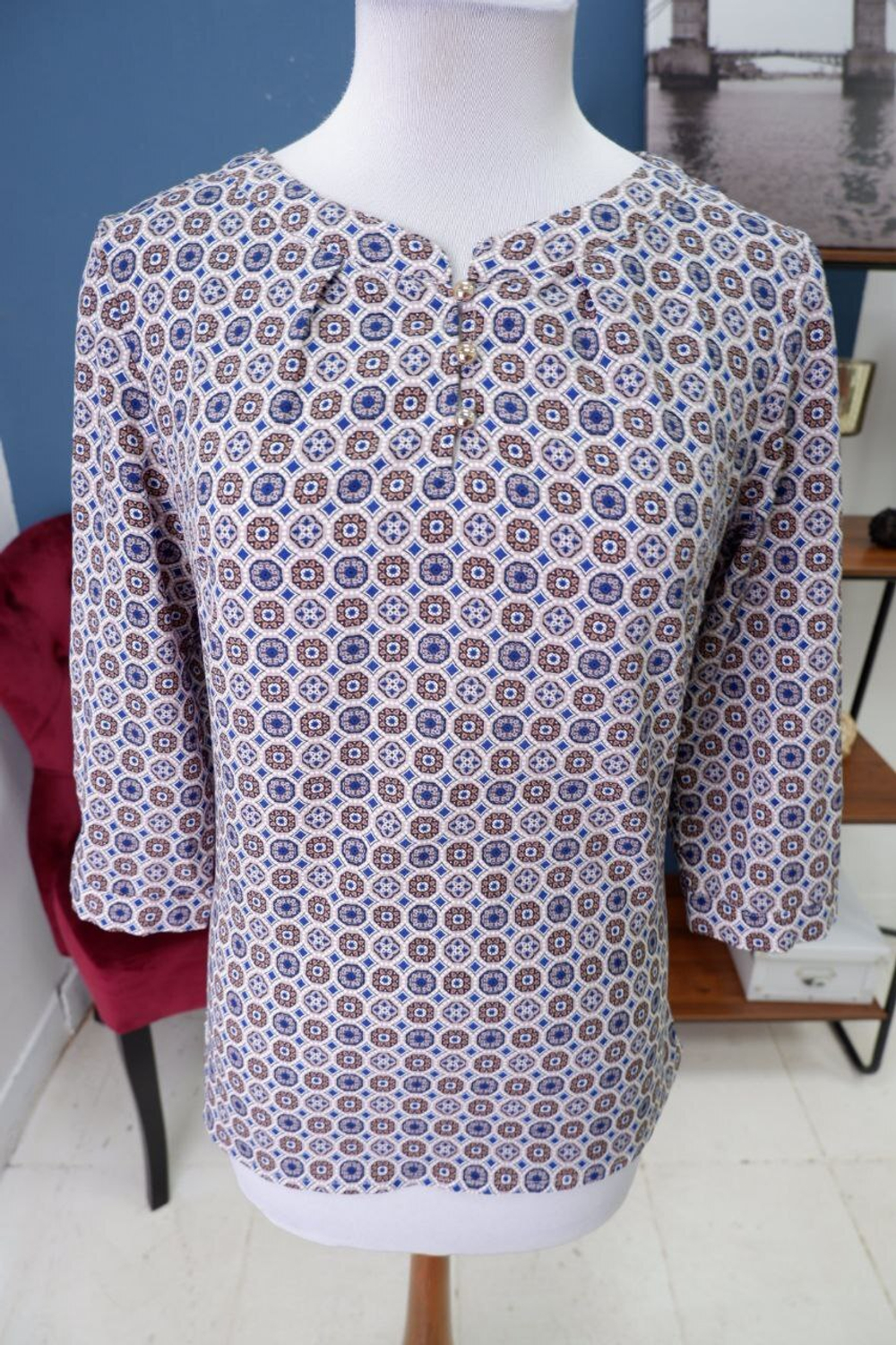 Блузка JRF с принтом 42 размер