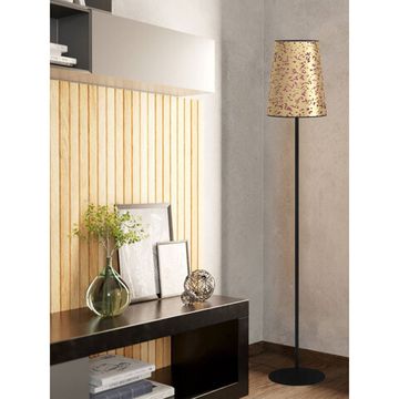 Торшер с ножным выключателем 1*E27 390295 чёрный/золото Castuera Eglo