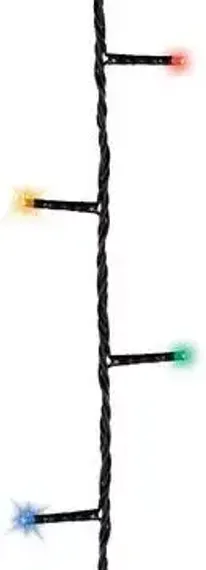 Светодиодная гирлянда с контроллером 27 м, 220V., 360 разноцветных LED ламп, черный ПВХ, Kaemingk (494169)