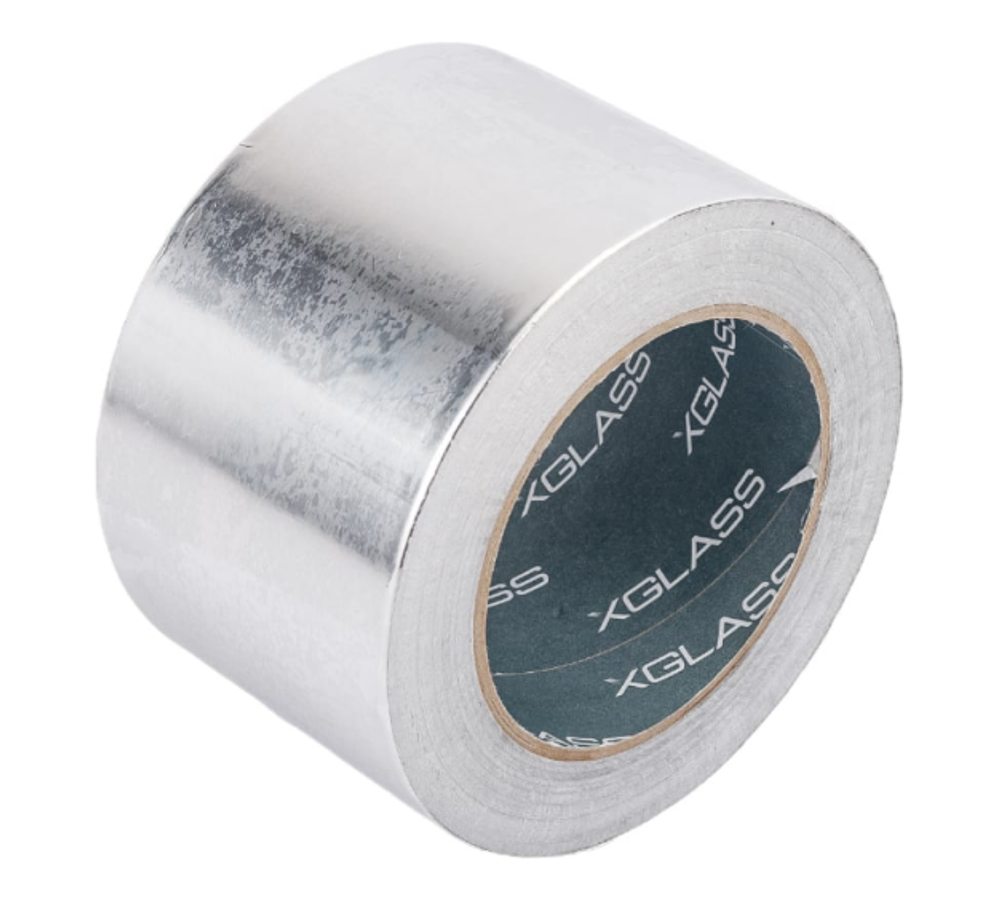 Лента клейкая алюминиевая 75мм*50м, арт 0557, X-Glass 24 шт/кор