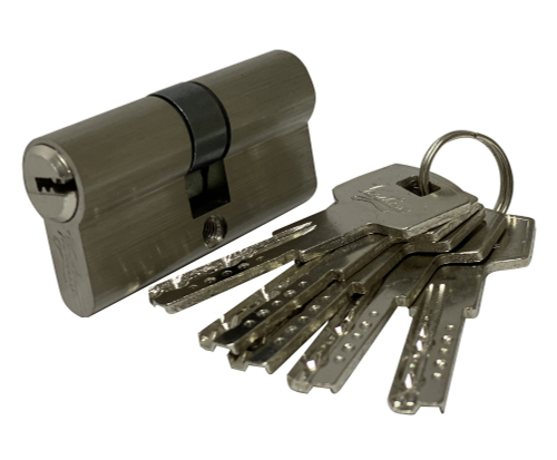 Механизм цилиндрический с повышенной секретностью серия Z Z60мм-Z70мм SN матовый никель