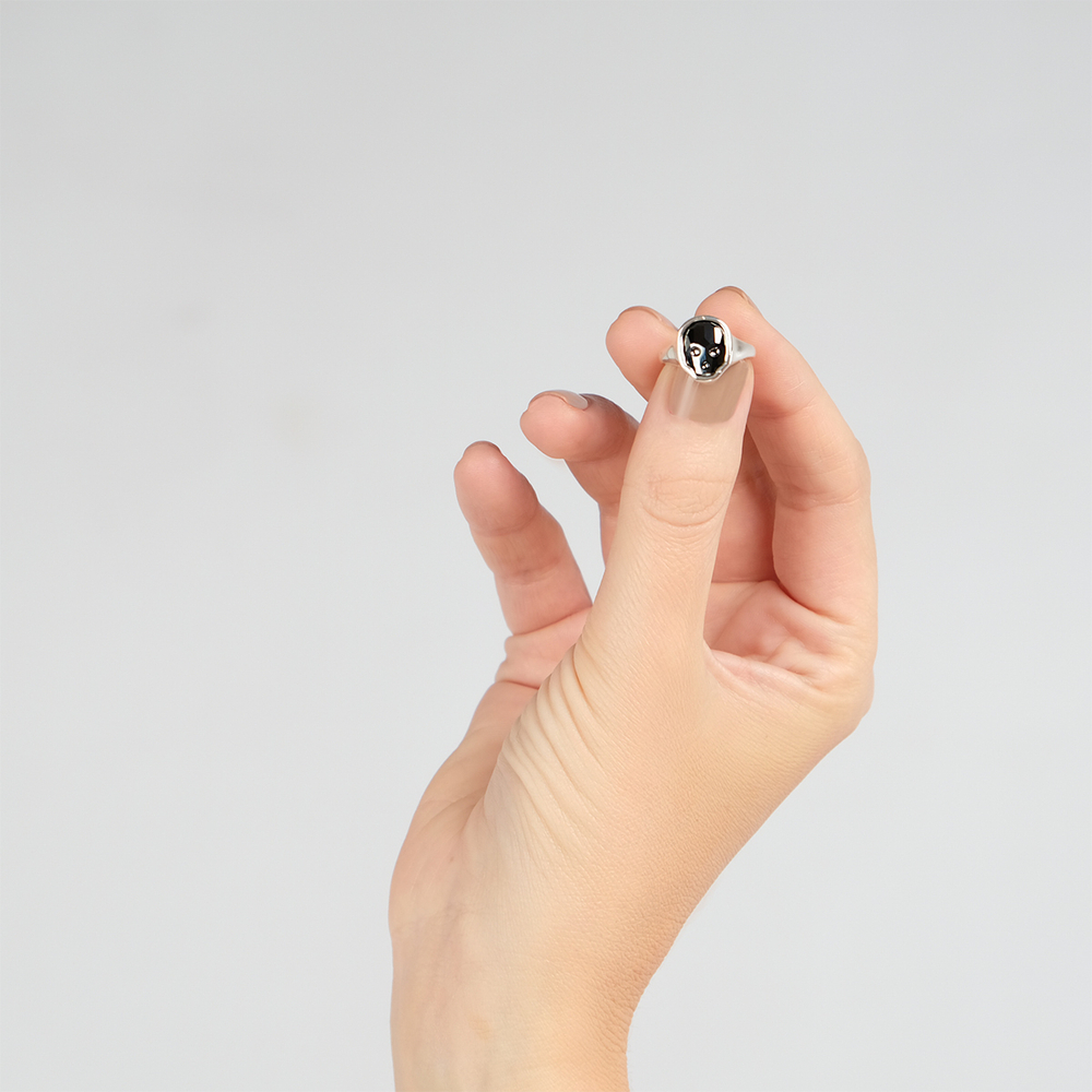 "Локки" кольцо в серебряном покрытии из коллекции "Mistero" от Jenavi