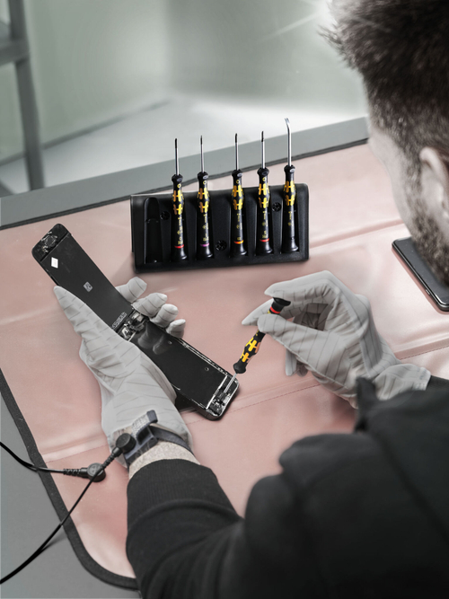 Набор отвёрток для ремонта мобильных телефонов Wera Kraftform Micro 6 ESD 05030182001