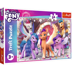 Puzzle "24 Maxi" - The joy of the Ponies / Hasbro My Little Pony Movie 2021