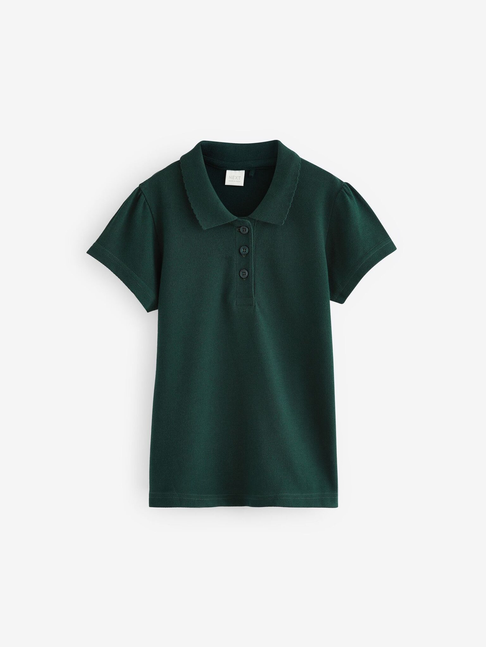 Поло школьное для девочки Next Q76-841, 2 шт., Темно-зеленый