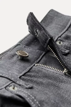 ZARA ДЖИНСЫ BOOTCUT CROPPED С ВЫСОКОЙ ПОСАДКОЙ — ZW COLLECTION, СЕРЫЙ