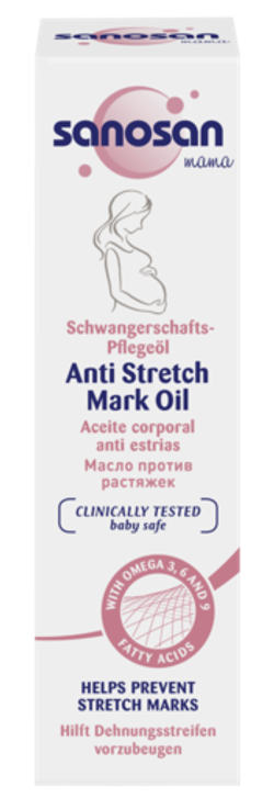 Масло против растяжек Sanosan mama 100 мл