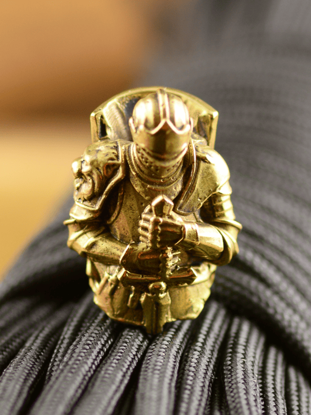 Бусина «Рыцарь» из бронзы
