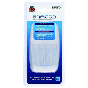 Зарядное устройство Eneloop MQN09-E-4-4UTGA + 4AAA 750 mAh