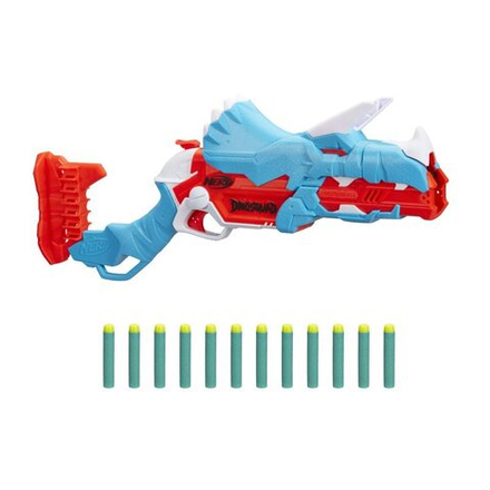 Hasbro Nerf DinoSquad - Tricer-Blast Launcher + стрелы F0803