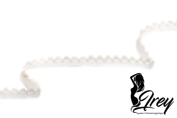 Айвори 59 Резинка ажурная 9 мм, Греция