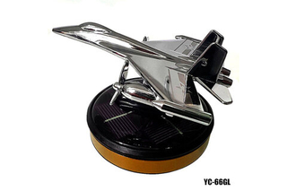 Ароматизатор-игрушка -на торпеду- Самолет-Истребитель - солн батар (жидк)- YC-66GL Culong