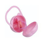 Футляр для детской пустышки Мишка светло-розовый *16 (Бытпласт)