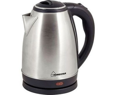 Чайник электр. HomeStar HS-1010А (диск, 1,8л), 1,5кВт, промо, нерж.сталь