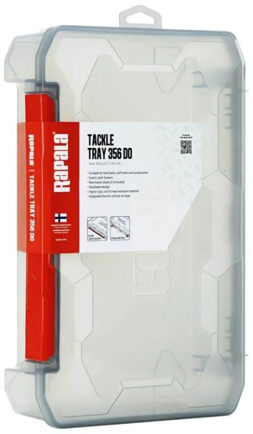 Коробка рыболовная Rapala Tackle Tray 356 Deep Half 6 секций