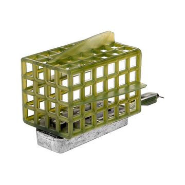 Кормушка Premier Fishing пластик квадрат 40гр (дно+стабилизаторы) КВ-40ПП