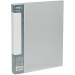 Папка на 4 кольцах А4, 700мкм бесцветная "Кристалл" (Стамм)