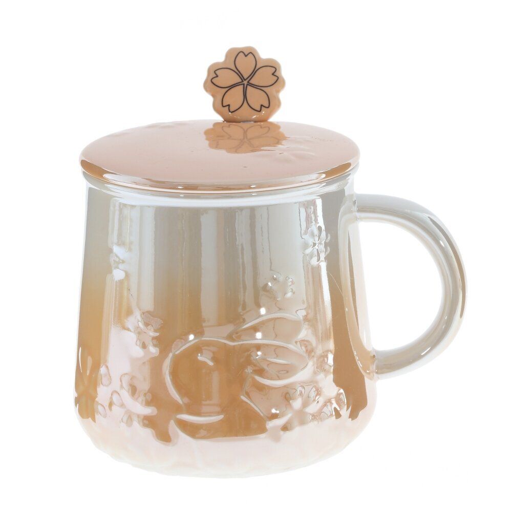 GAEM Кружка с крышкой и ложкой, 350 мл, L13 W10 H12 см, 3в.