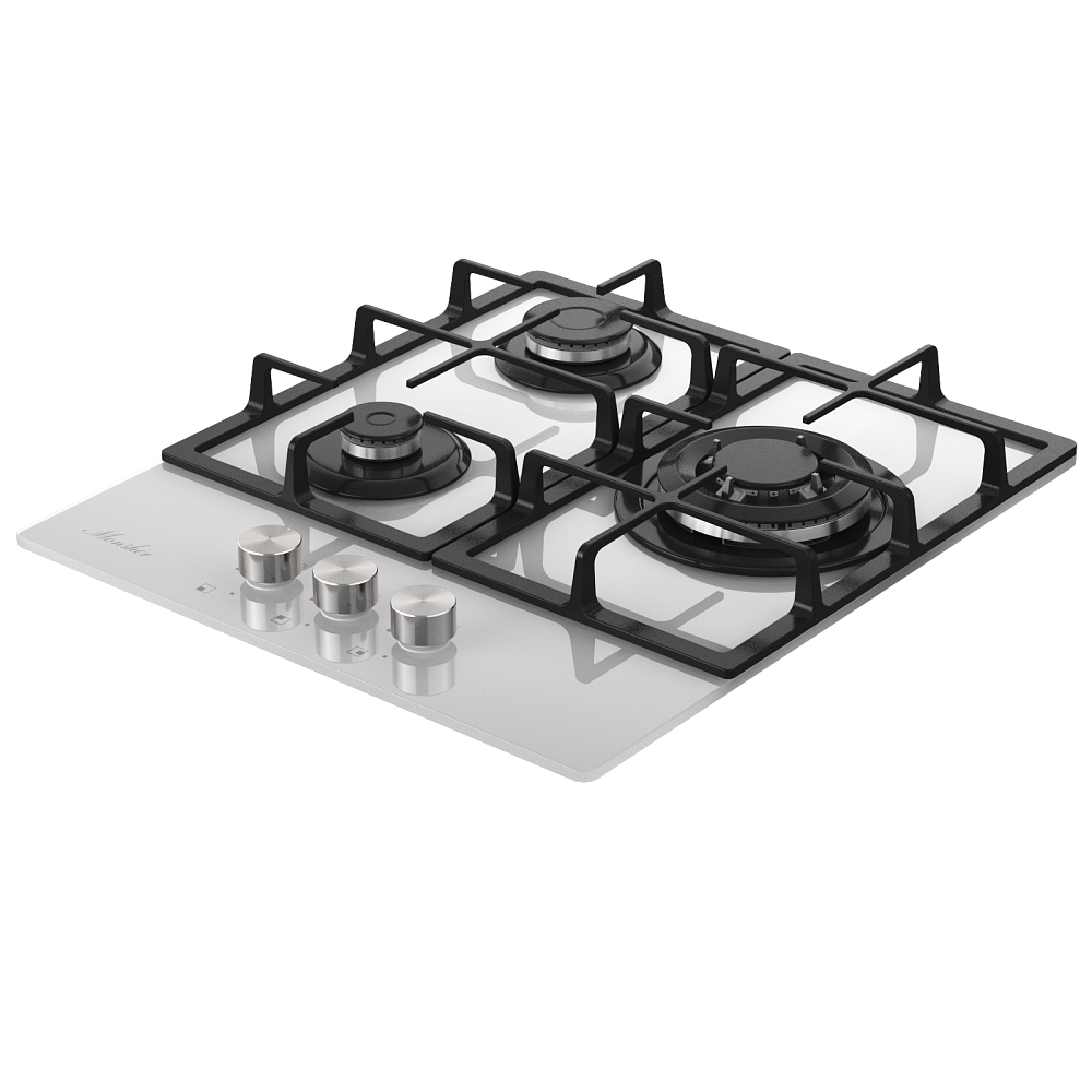 Встраиваемая газовая варочная панель Monsher MGG 43 Blanc