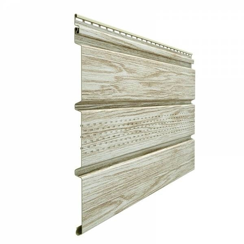 Софит с центральной перфорацией для сайдинга Деке Люкс Орех