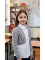 Болеро вязаный для девочек