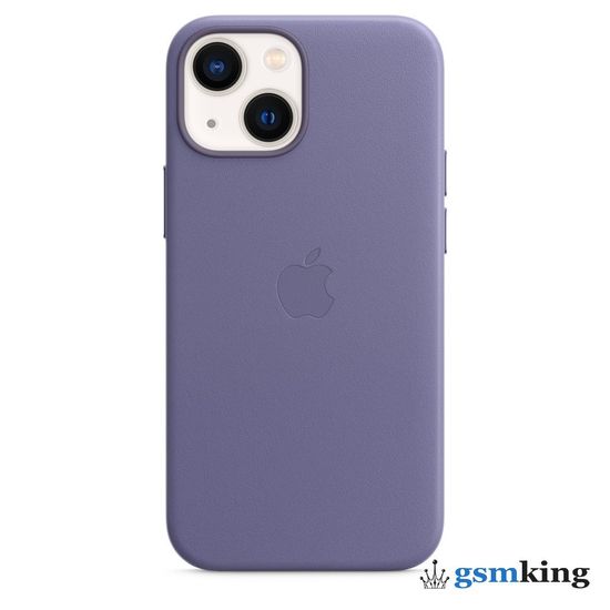 Apple Leather Case with MagSafe iPhone 13 Mini Wisteria «Сиреневая глициния» MM0H3Z/A