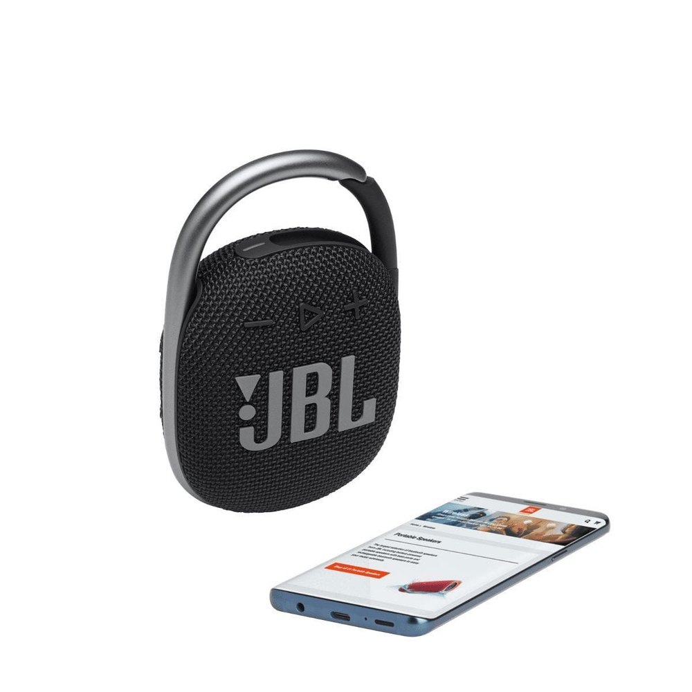 Портативная колонка JBL Clip 4 Black
