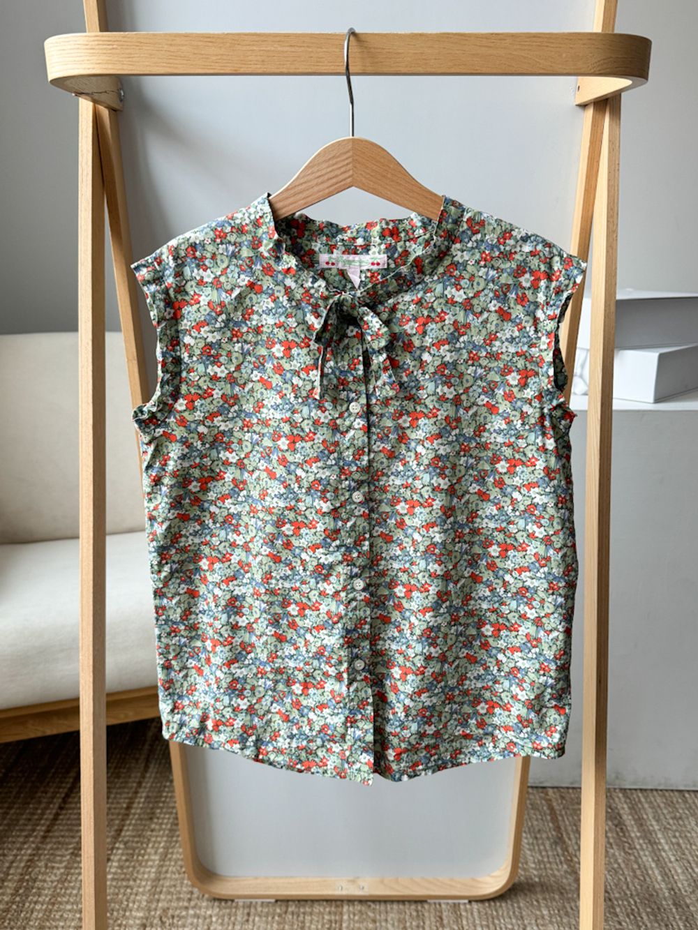 Хлопковая блуза  Bonpoint, 128