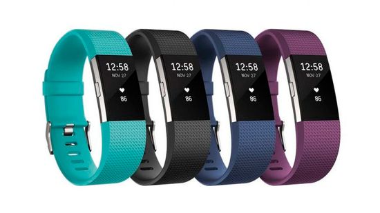 Умный фитнес-браслет Fitbit Charge 2, Синий (L), FB407SBUL-EU