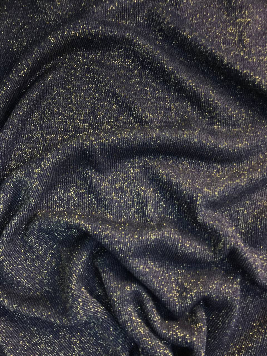 трикотаж люрекс, синий темный KOOPLES