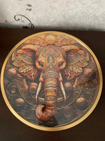 Круглая металлическая рамка 40 см, золото