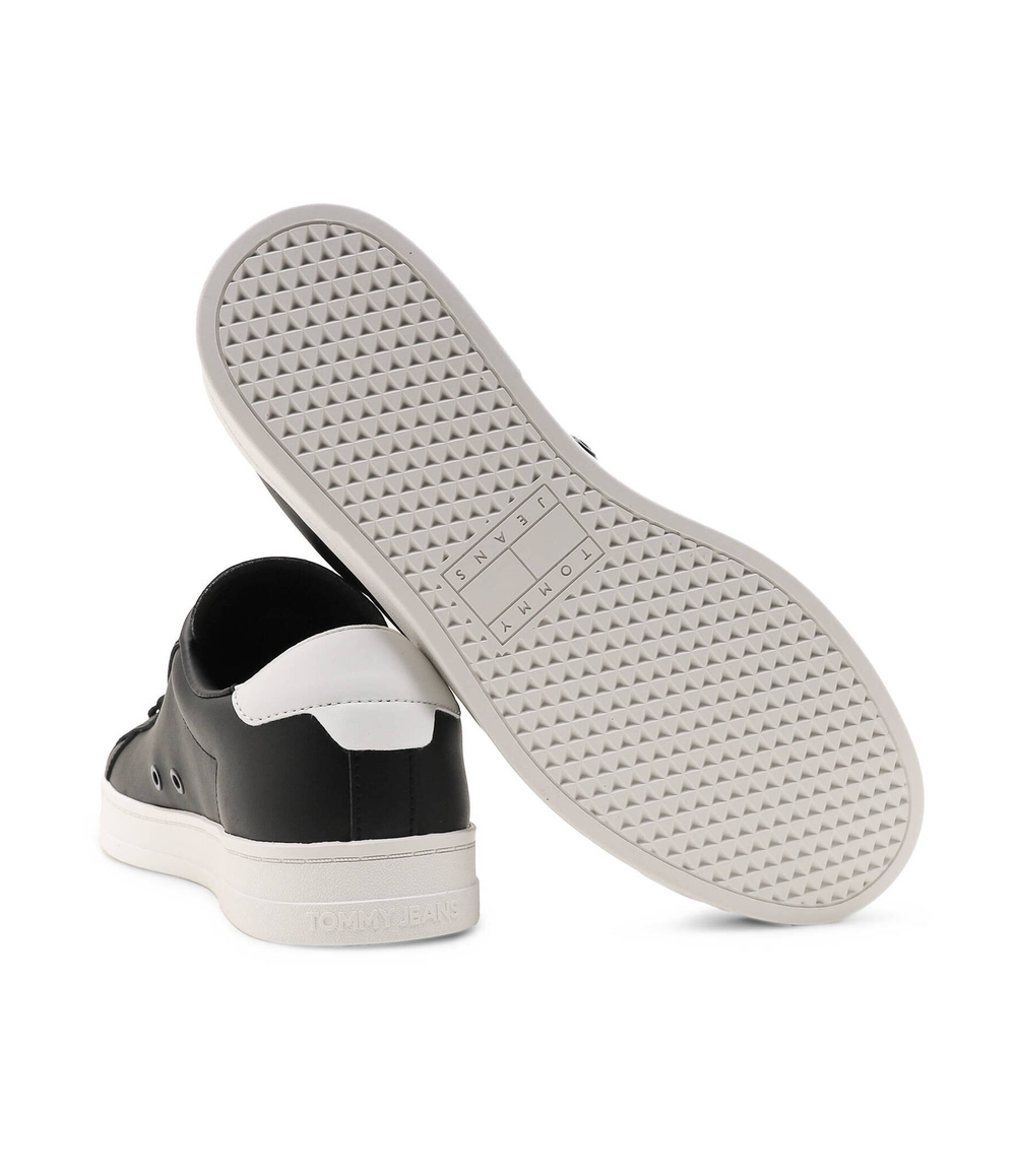 Кожаные кроссовки Tommy Jeans - черный(EM0EM01374)