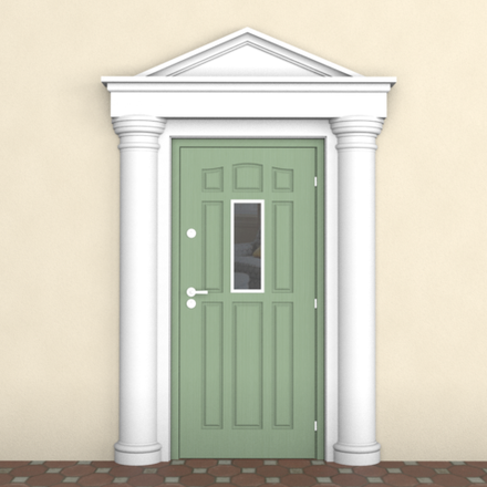 Готовый набор профилей дверь Д-7