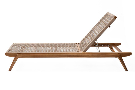 Шезлонг из акации Joygarden КАЛИСТО, бежевый