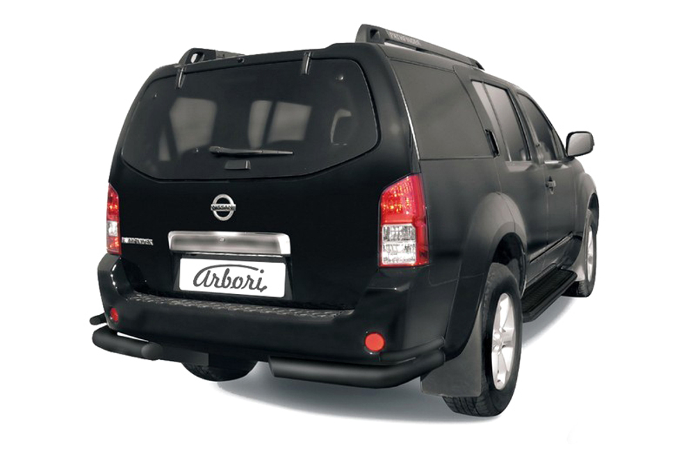Уголки d76+d42 двойные Arbori черн. для Nissan PATHFINDER 2004-2010
