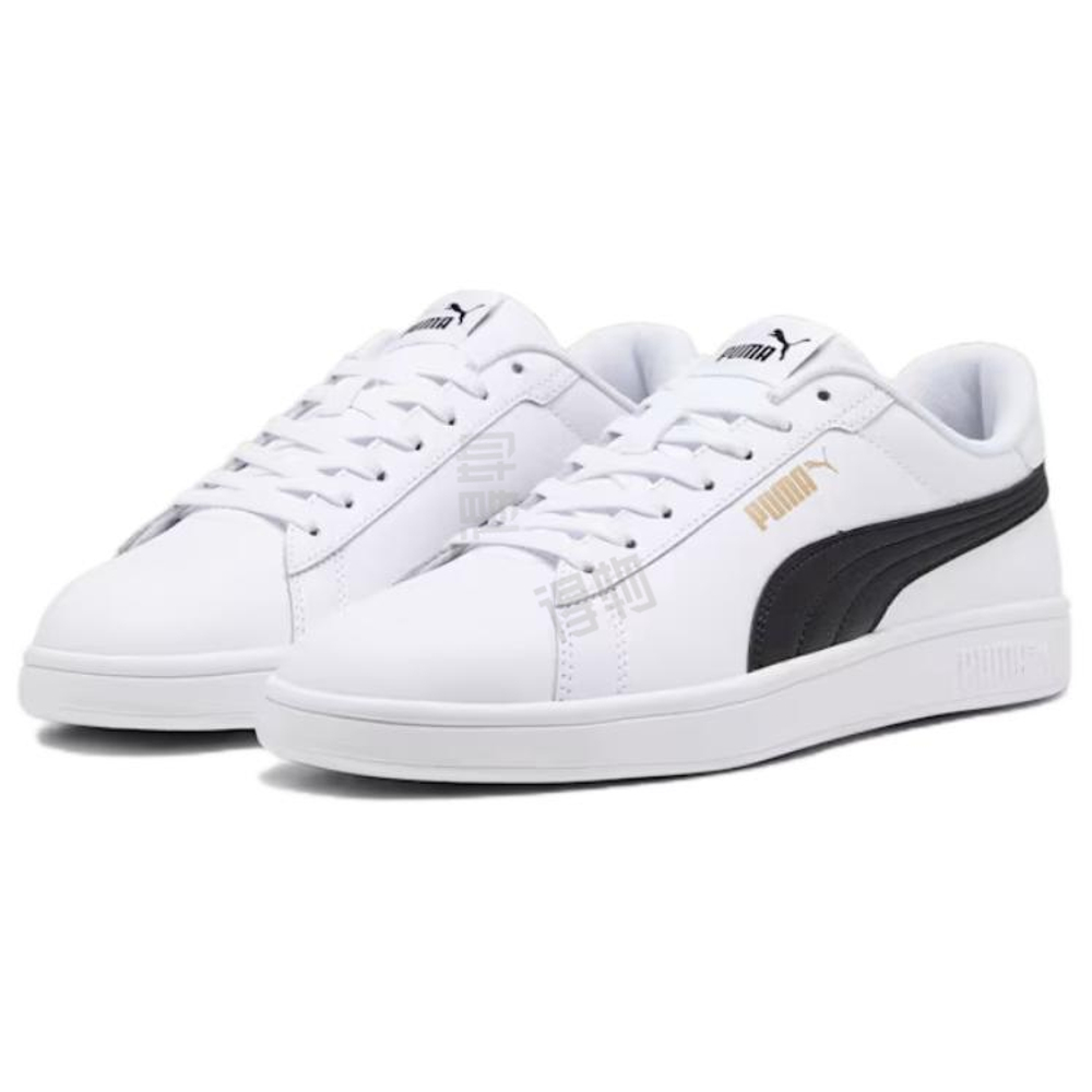 Кроссовки Puma Smash Suede 'White Black' 390987-11