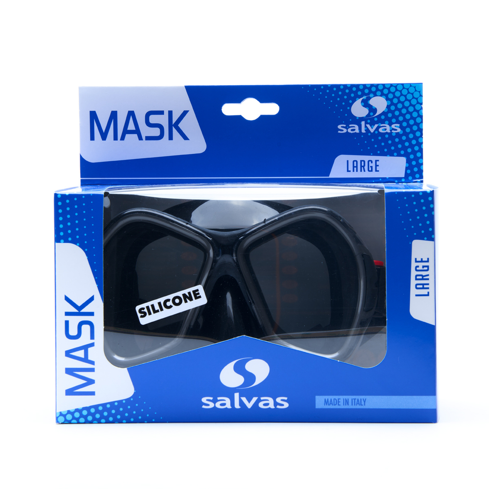 Маска для плавания SALVAS Phoenix Mask CA520N2NYSTH, размер взрослый, черная