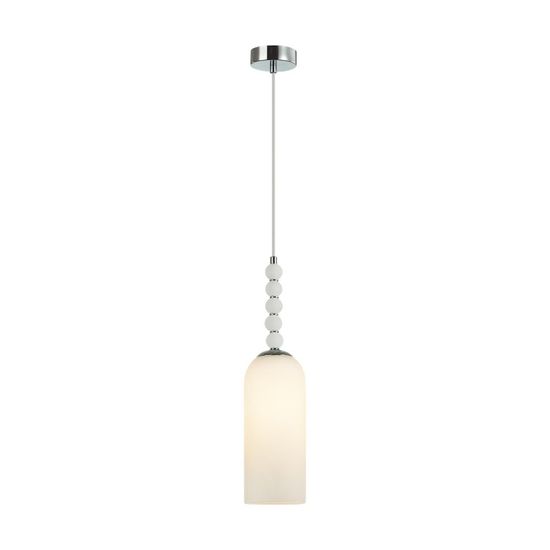 8270/1A NEOCLASSI хром/белый, металл/стекло Подвес Е14 1*40W 220V TRACY