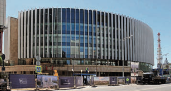 Износостойкое шероховатое покрытие трибун под пешеходную нагрузку, Волейбольная арена «Матч Поинт», Москва