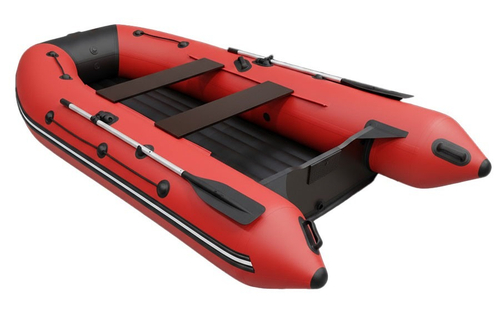 Таймень LX 3400 НДНД красный-черный (Лодка ПВХ)