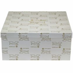 Lenardi 205-148 Тортовница с крышкой и лопаткой 31х10см MARZIPAN в под.уп.(х4)Фарфор