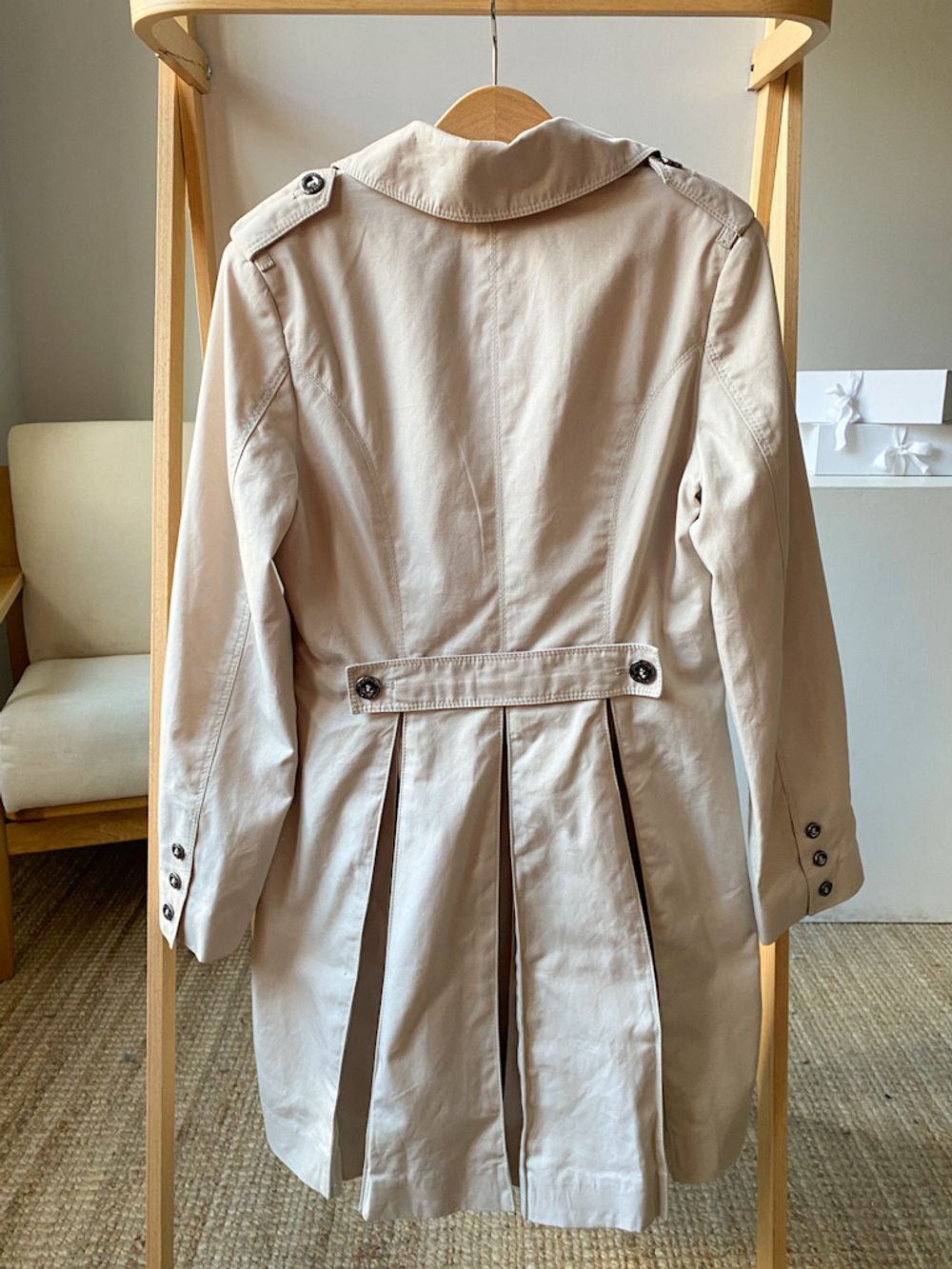 Хлопковый тренч Burberry, 140