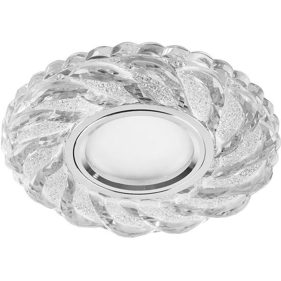 Спот Feron  15 LED 4000К, MR16, 50 Вт, G5.3, прозрачный, хром 29468 CD935