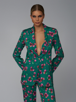 Зёленый пижамный костюм