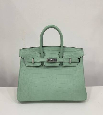 Сумка Hermes из кожи крокодила 25 см