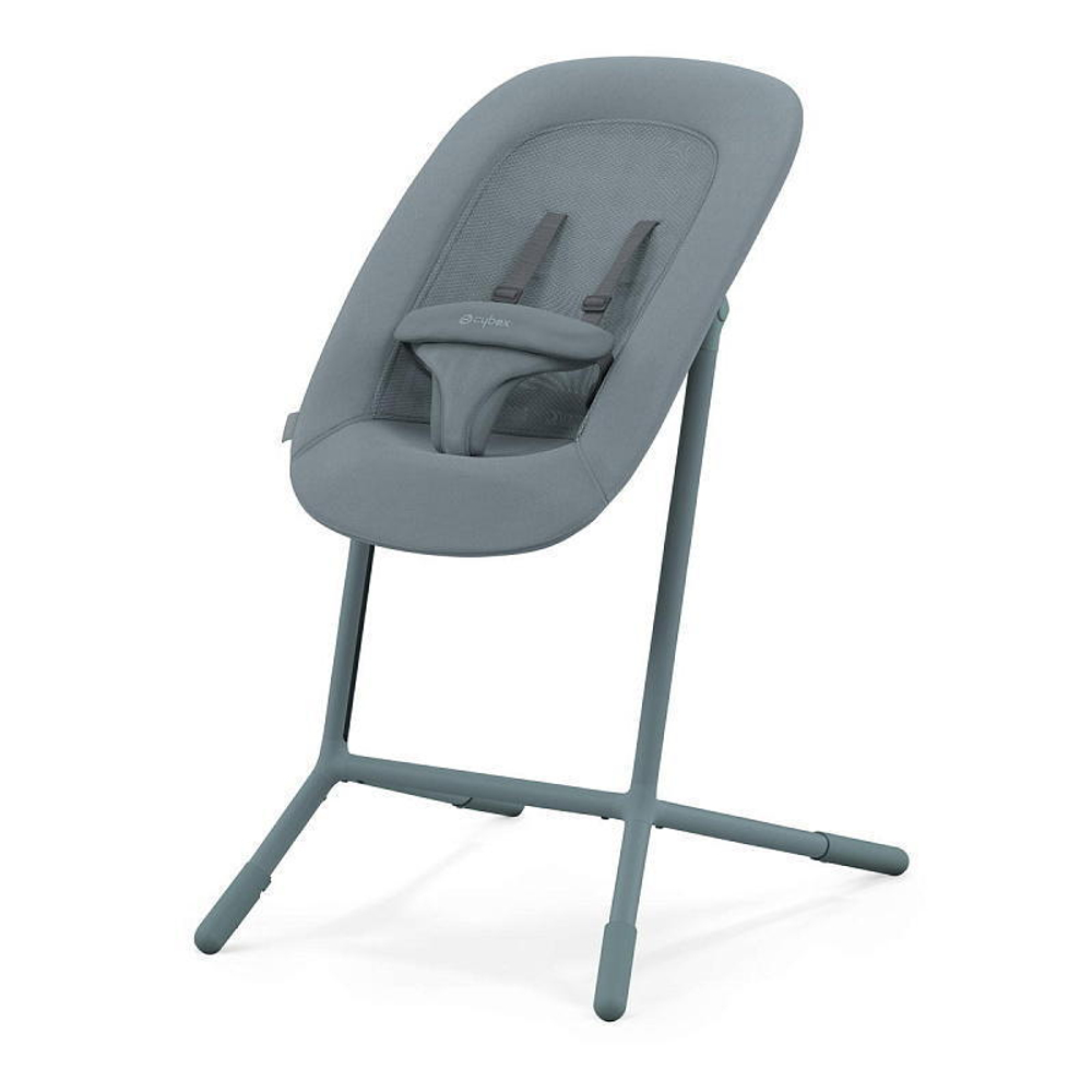 Стульчик для кормления Cybex Lemo 4 в 1 с мягкими чехлами Comfort Inlay Stone Blue/Suede Grey